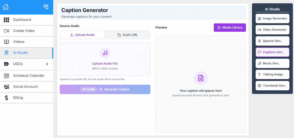 AI Caption Generator - Auto-Generate Captions & Subtitles
